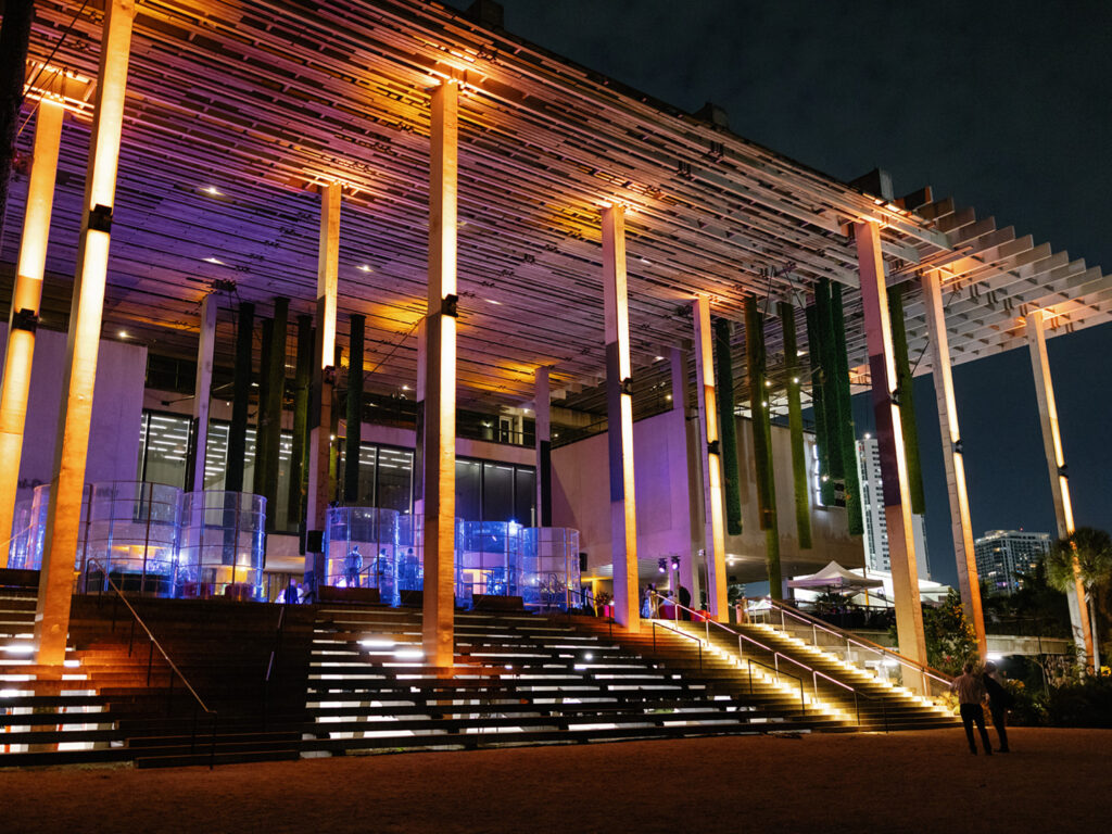 Perez Art Museum Miami waterfront exterior in Downtown Miami