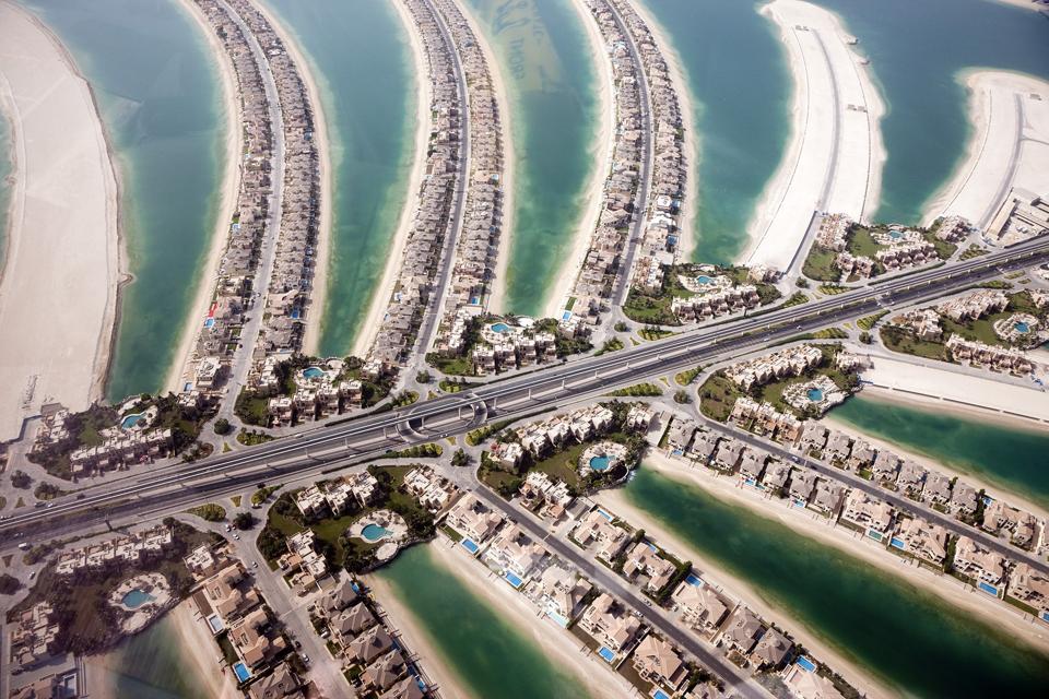 Edinburgh to Dubai route image