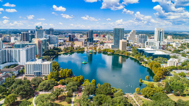 London to Orlando route image