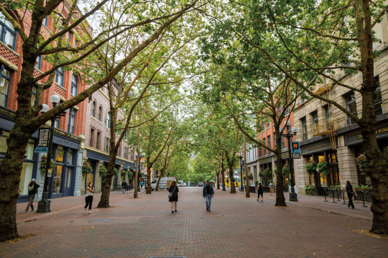 Pioneer Square near Lumen Field for Seattle World Cup stays