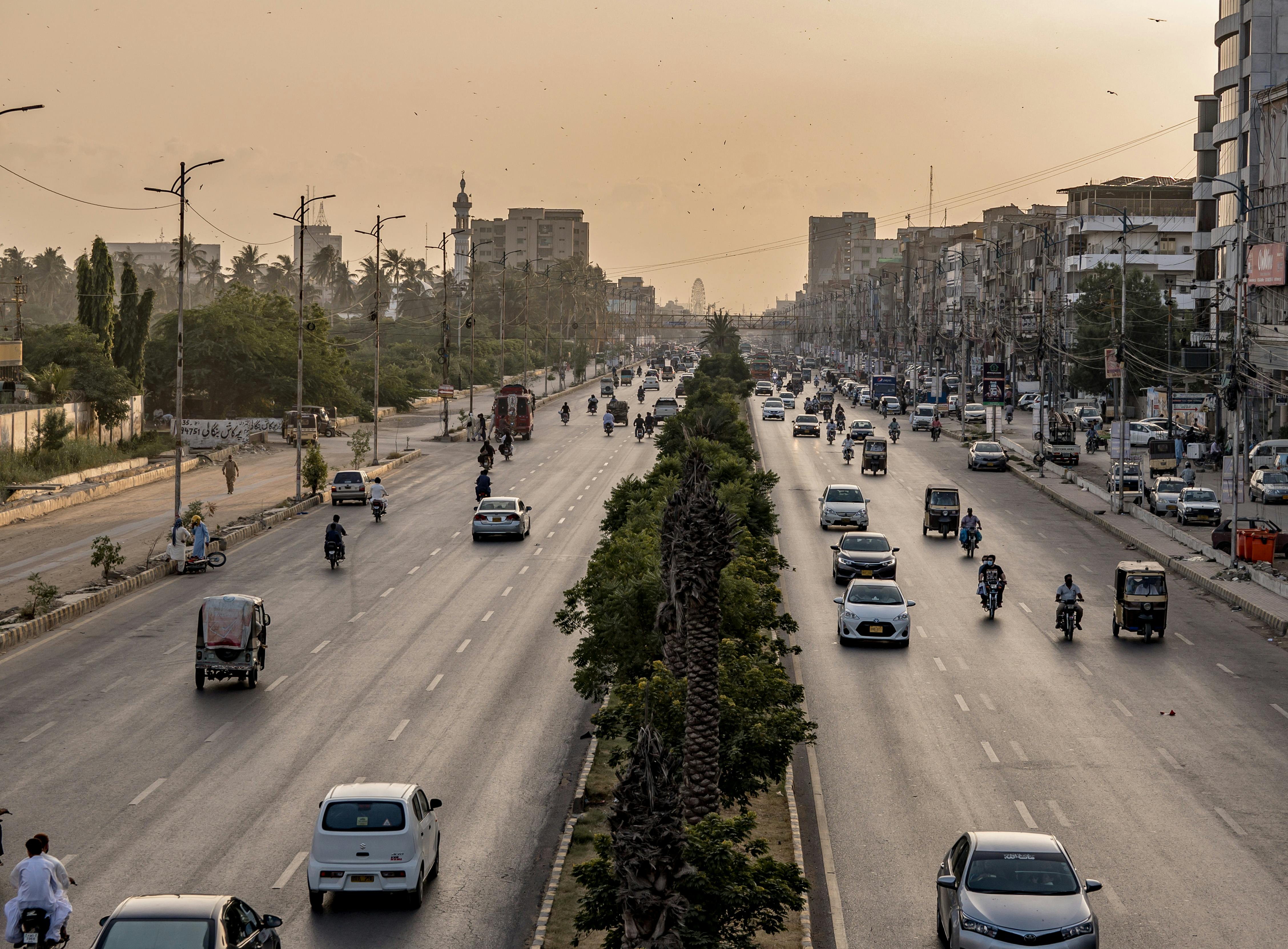 Karachi city atmosphere