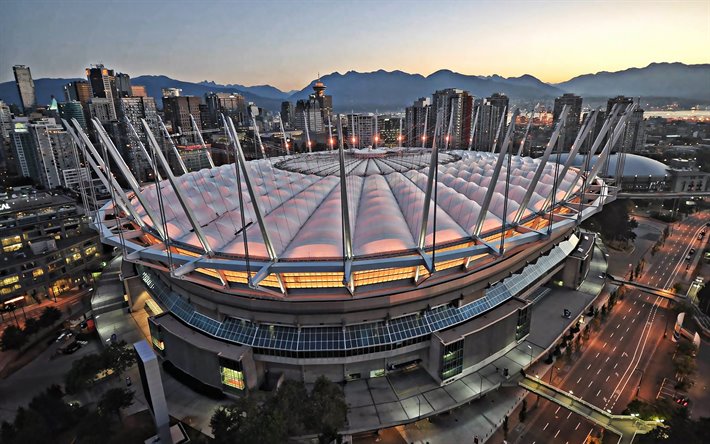 BC Place district and downtown Vancouver travel planning image